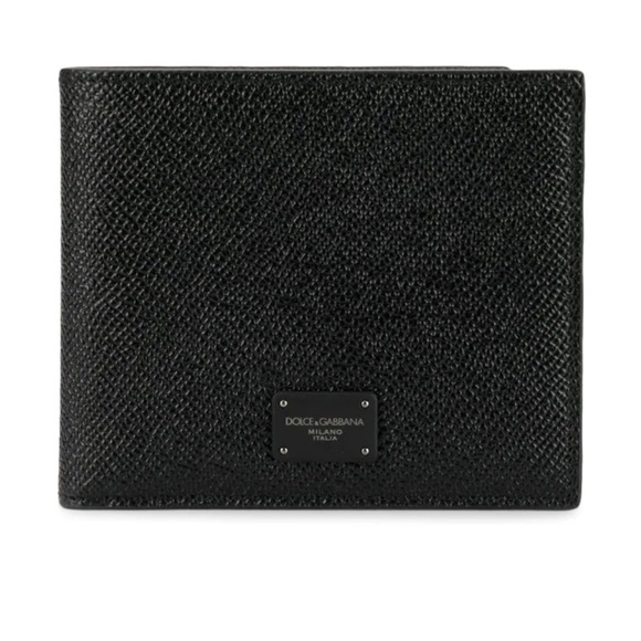 DOLCE & GABBANA Bi-Fold Wallet/ patch logo - Picture 1 of 2